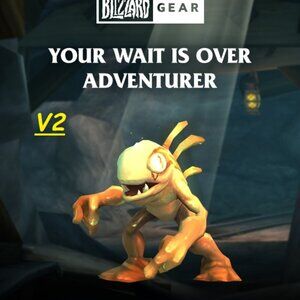 Limited Edition :Bronze Murloc Pet "Thrrrgl "| Fast Delivery | In-Hand